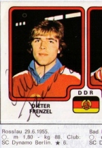 Dieter Frenzel in Panini's Hockey 79 album, complete with autograph - from author's collection!