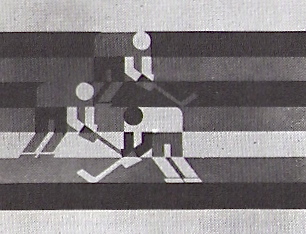GDR TV ice hockey graphic, Horst Müller (1974).