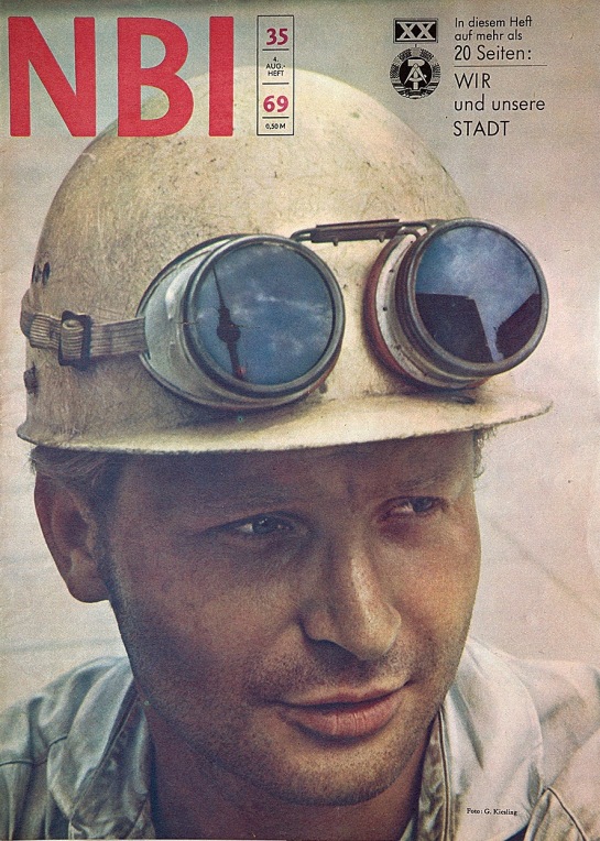 Issue #35 of the NBI in 1969 with a cover story on the construction of the "New Berlin" (photo: R. Newson)
