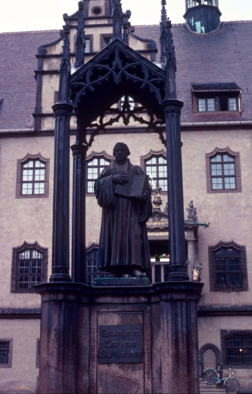 Luther Statue - Wittenberg Town Square - 1980